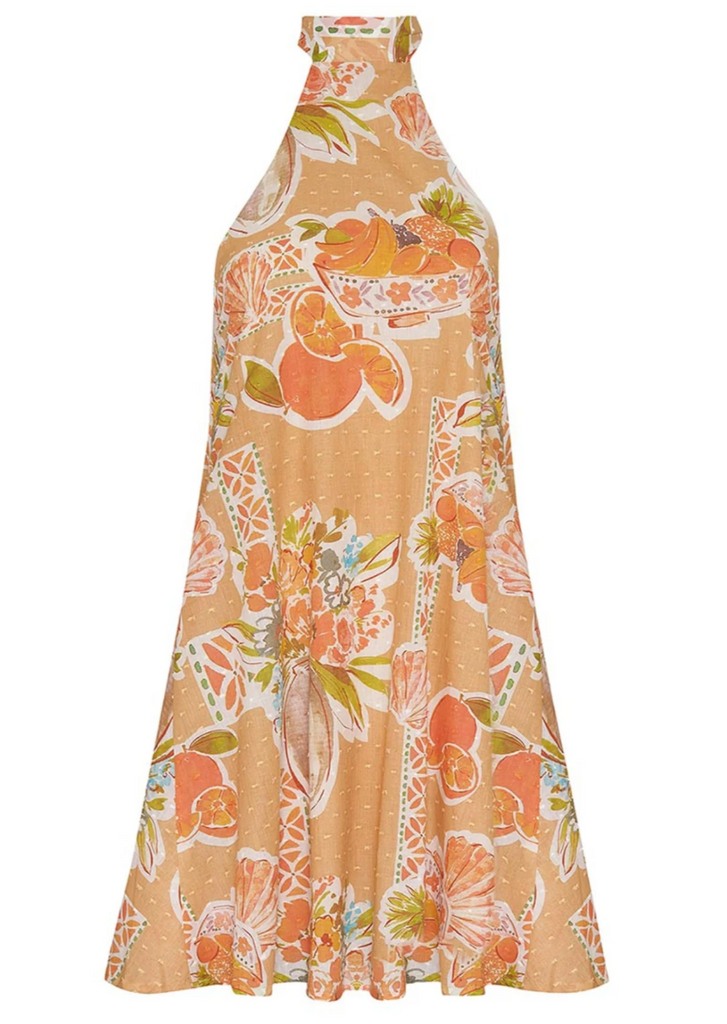 Terza Mini Dress - Tropical Print