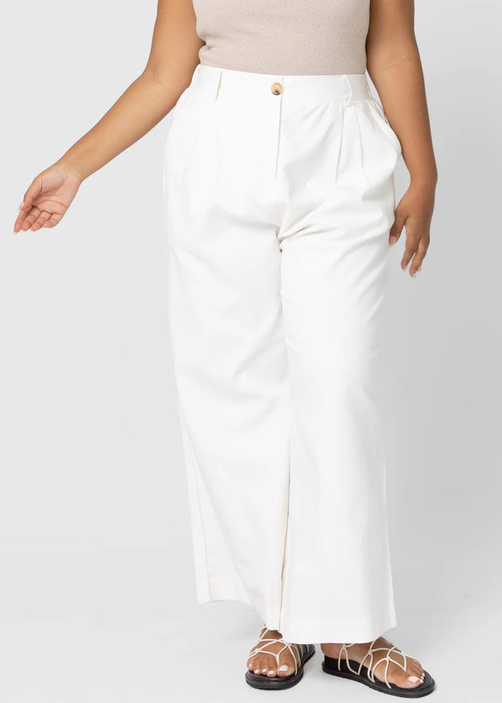 Maple Tailored Pants - White