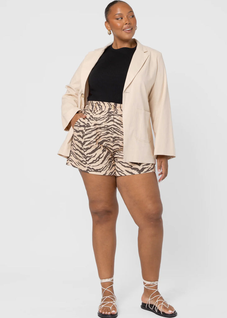 Maple Tailored Shorts - Tiger