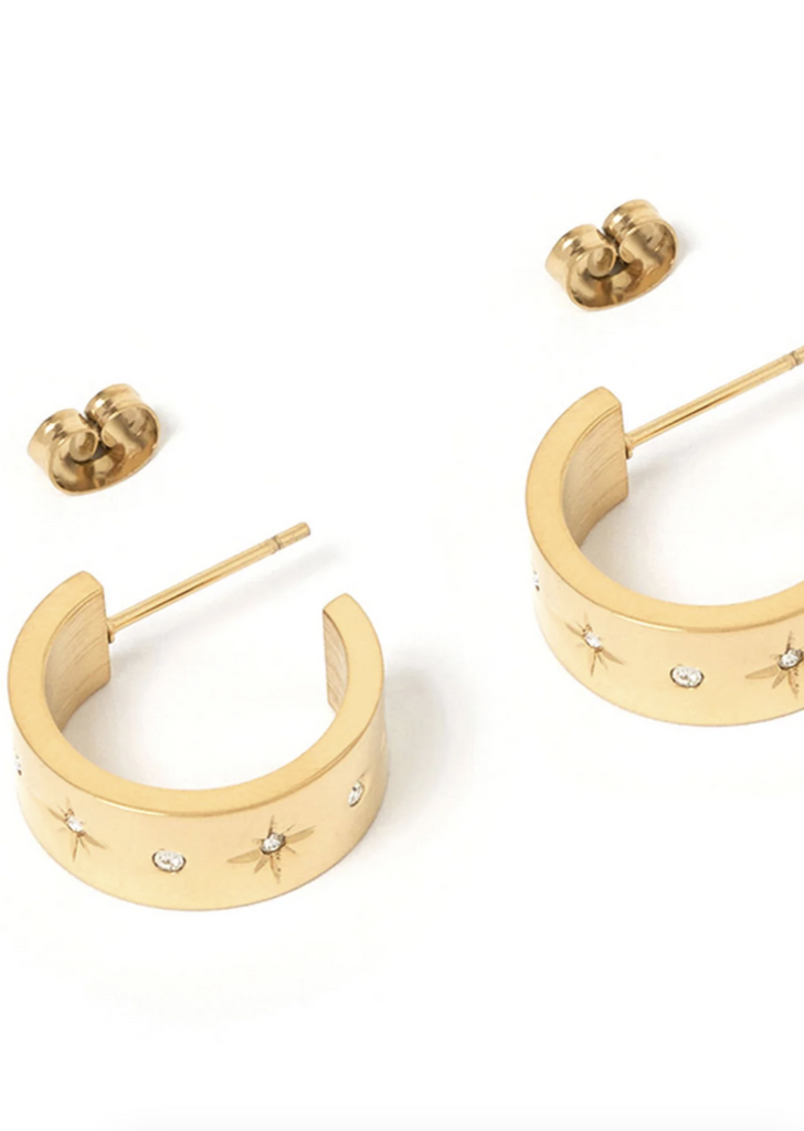 Gemma Gold Hoop Earrings