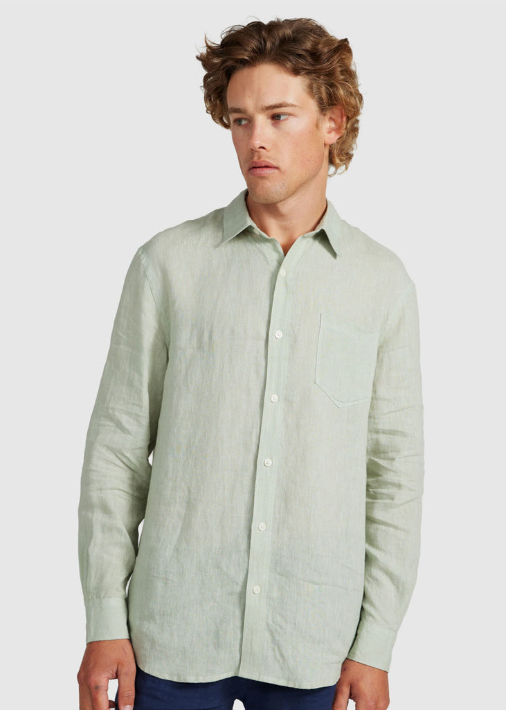 Ortc Linen Shirt - Sage