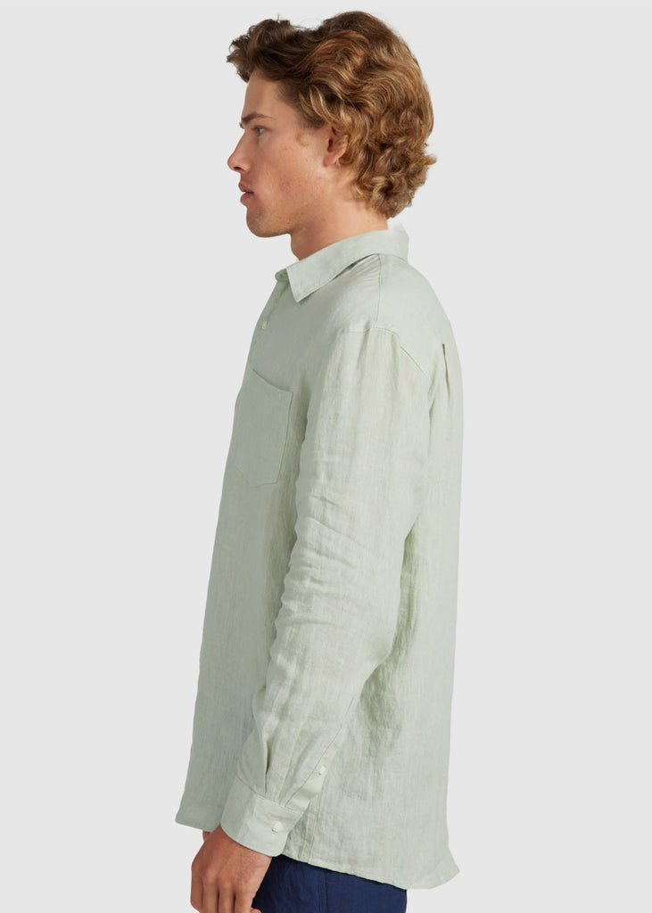 Ortc Linen Shirt - Sage